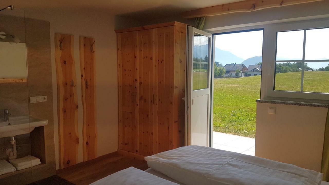 Ferienhaus Grillbauer Abersee Bagian luar foto