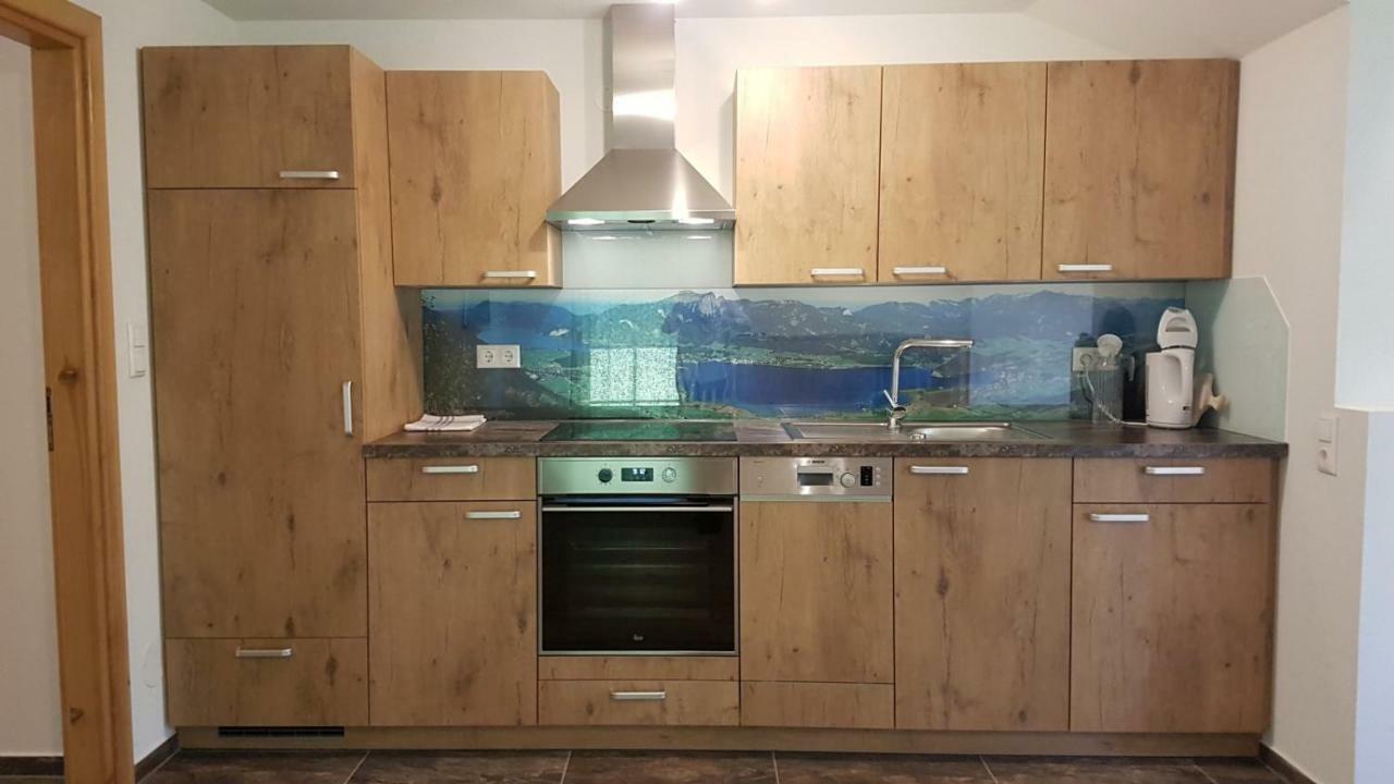 Ferienhaus Grillbauer Abersee Bagian luar foto